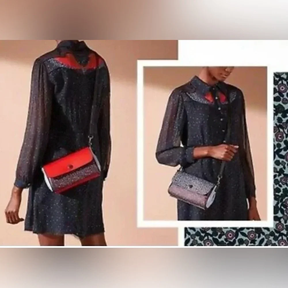 Coach Reversible Floral Crossbody Bag With A Detachable Strap C1782-F59535 - Picture 2 of 16